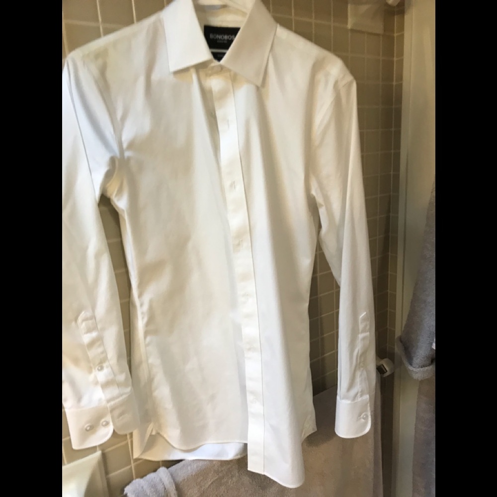 Bonobos Daily Grind Wrinkle Free Dress Shirt Tailored Slim Fit